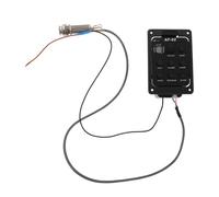 HEMOTON Système Micro pour Guitare Acoustique avec Préampli Actif, Égaliseur 3 Bandes, Transducteur Piézo à Faible Bruit sous Sillet, Kit Électronique Plug and Play, Contrôle Volume