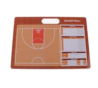 HEMOTON Tableau D'entraînement de Basketball en PVC Léger, Tableau Blanc Effaçable à Sec Portable pour Entraîneurs, Planche Multifonction pour Entraînement et Stratégie de Basket-Ball