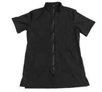 HEMOTON Tablier Toiletteur Antistatique XL en Chinlon Noir, Vêtement Imperméable pour Esthéticienne Animalière, pour Épilation Et Soins en Salon Ou Maison