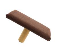 HEMOTON Tabouret D'équilibre Ergonomique en Bois Moyen avec Coussin Moelleux, Banc Monopied Portable pour Contemplation, Prière Et Position à Genoux, Adapté Aux Adultes pour Pratique à Domicile