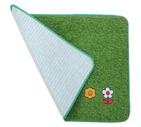 HEMOTON Tapis Éducateur pour Chien et Chat en Gazon Artificiel Vert, Lavable, Confortable et Imperméable, pour Maison et Appartement