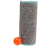 HEMOTON Tapis Griffoir pour Chat Rond avec Balle Colorée Couverture Durable Antidérapant à Scratch Protège Meubles et Divertit Dintérieur