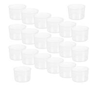 HEMOTON Tasses à Mesurer et Design Robuste Lot de 200 en Plastique Transparent 10ml Graduation Claire et Mélange de Résine Époxy pour Usage Quotidien Réutilisable