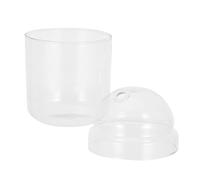 HEMOTON Terrarium Végétal en Verre avec Couvercle et Ventilation, Pot pour Plantes Grasses D'intérieur, Jardinage Intérieur, Dimensions 14,5 X 8,8 Cm, Design Moderne et Élégant