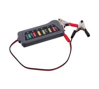 HEMOTON Testeur Batterie Auto Numérique avec Affichage LED Points Analyseur Charge Alternateur et Vérificateur État pour Voitures et Motos