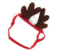 HEMOTON -tête De Noël Forme De Corne De Cerf pour Chien Et Chat Et Facile à Mettre pour Décoration De Fête