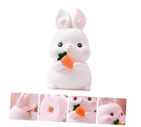 HEMOTON Tirelire Lapin Mignon pour Garçon Fille Décoration de Bureau Stable Pot à Éducatif pour Apprendre à Économiser