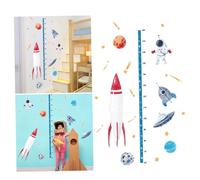 HEMOTON toise de dessin animé autocollants muraux pour enfants stickers muraux de dessin animé stickers repositionnable Stickers muraux pour enfants toise enfants petit poisson décorer