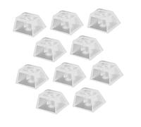 HEMOTON Touches Transparentes Mécaniques Clavier Gamer 10 Pièces R3 Hauteur D’Origine Protection Non Imprimée pour Clavier Mécanique Accessoires Personnalisés pour Joueurs Translucides