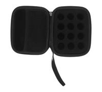 HEMOTON Trousse à Insuline 10ml Noire en Eva, 12 Emplacements pour Voyage | Nylon, Sections Multigrilles, Résistance aux Chocs, Maison et Déplacement