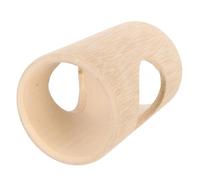 HEMOTON Tunnel Hamster Bambou Naturel Cachette et Légère pour Cage de Petit Animal Tube à Mâcher Résistant Cachette Sécurisée pour Hamster et Rongeurs