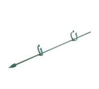 HEMOTON Tuteur pour Orchidée en Plastique Vert Clair avec Clips Antidérapants, Base Triangulaire Large, Adapté aux Différentes Phases de Croissance en Intérieur