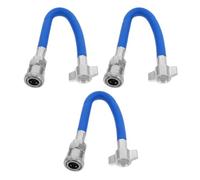 HEMOTON Tuyau D'admission D'air Flexible en Caoutchouc 3 Pcs Raccord Rapide pour Compresseur de Camion et Remorque, Kit Pneumatique Solide Antigel, Tube D'extension pour Système