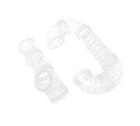 HEMOTON Tuyau De Sport pour Hamster Tunnel en Plastique Couleur Blanche Jouet d'exercice Accessoires pour Cages à Hamsters Petits Animaux