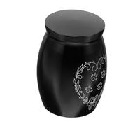 HEMOTON Urne Funéraire pour Animaux de Compagnie Urne Décorative pour Cendres de Chat Boîtier Commémoratif avec Couvercle Dimensions Compactes pour Conserver Souvenirs