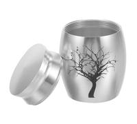 HEMOTON Urne Funéraire pour Animaux De Compagnie Urne Métal pour Chiens Contenant Cendres Petite Facile à Transporter