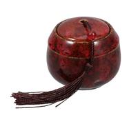 HEMOTON Urne Funéraire pour Chien Et Chat Petite Urne Céramique pour Cendres Animaux Boîte Commémorative Décorative