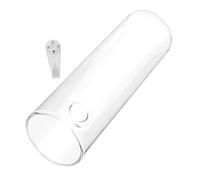 HEMOTON Vase Mural en Verre Cylindrique pour Plantations Hydroponiques D’intérieur, Jardinière Murale Suspendue Transparente, Décoration Balcon Et Bureau, Support Créatif sans Trace Cristaux De Gel