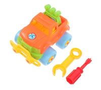 HEMOTON Voiture à Monter et Démonter Coloré pour Garçon Fille Véhicule Éducatif Plastique Jeu de Construction DIY pour Développement Cognitif Cadeau Ludique pour Garçons Couleur Aléatoire