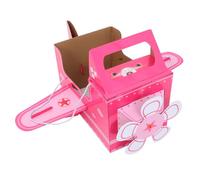 HEMOTON Wearable Cardboard Airplane Toy for DIY Paper Aircraft Building Kit for Creative Play and Family Interaction Sturdy Design