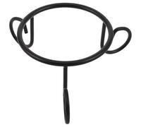 HEMOTON Wrought Iron Crystal Ball Holder Stand Decorative Gazing Globe Sphere Display Base For Indoor Outdoor Garden Patio Handcrafted Smooth Finish