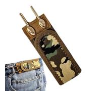 Hemousy 2 Pcs Metal Hook Tacticals Elastic Belt, No Buckle Belts for Men Women Adults, Adjustable Side Belts for Jeans Pants Work Outdoor