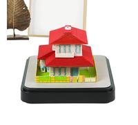 Hemousy Calendrier De Bureau 2026 - Calendrier à Déchirer avec Sculpture en Papier 3D Maison,Accessoires d'Organisation et Décoration pour Maison, Bureau ou Salle de Classe
