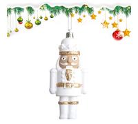 Hemousy Décoration de Casse-Noisette pour Arbre de Noël | Figurine Ornementale Casse-Noisette Festive - Souvenir Sculpté aux Couleurs Vives pour Le Balcon, l'Entrée, la Cheminée et Le Dortoir