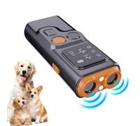 Hemousy Dispositif Anti-aboiement pour Chiens, Dispositif de contrôle des aboiements pour Chiens,Dispositif Anti-aboiement Rechargeable avec écran HD et Lampe de Poche LED | 3 Modes d'entraînement,