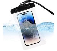 Hemousy Étui Imperméable pour Téléphone | Sac à Portable Étanche pour Baignade,Pochette Légère Tactile Transparent Porte-Cou pour Téléphone pour Rafting Camping Snorkeling Parc Aquatique Pêche
