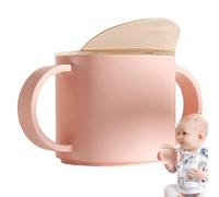 Hemousy Gobelets Sippy pour tout-petits,Tasse Sippy Transition | Gobelet d'entraînement pour bébé de 150 ml, anti-déversement avec poignées, bec incliné,Transition de la bouteille à la tasse à boire