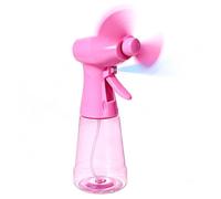 Hemousy Handheld Fan with Water Mist Spray, Portable Battery Powered Mini Water Bottle Fan for Home Outdoor