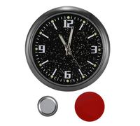 Hemousy Horloge de Tableau de Bord - Accessoires Intérieurs Automobiles Lumineux Adhésifs | Montre Numérique Portable Miniature pour Tableau de Bord - Pour et Véhicules Automobile Camion Moto