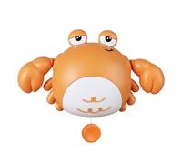Hemousy Jouets de Bain pour Bébé, Jouets Éducatifs Enfant Crabe pour Baignoire & Douche, Figurine Animaux Mécanique Flottante, Compagnon Éducatif pour Piscine Maison Plage et Crèche