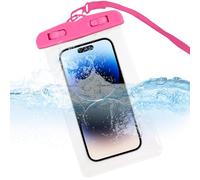Hemousy Sac Étanche pour Téléphone | Sacoche pour Smartphone de Cyclisme | Pochette Légère Tactile Transparent Porte-Cou pour Téléphone pour Rafting Camping Snorkeling Parc Aquatique Pêche