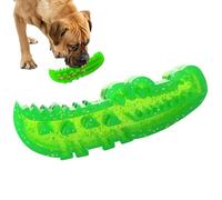 Hemousy Slow Feed Chew and Fetch Crocodile, Dog Puzzle Slow Feeder Toy, Cute Rubber Alligator Dog Chew Toys for Aggressive Chewers
