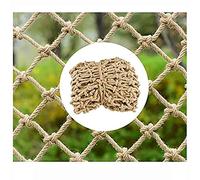 Hemp Rope Safety Net for Kids - Climbing & Fall Protection Net for Staircase, Balcony, Bunk Bed, Window Barrier - Decorative Photo Wall Decor (1 x 6 m / 3 x 20 ft)