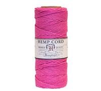 Hemptique Bobine de Corde de Chanvre 20# 205'/ Pkg-Bright Pink