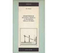 Hemsterhuis. Istanza critica e filosofia della storia
