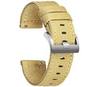 hemsut h Bracelet de montre Canvas Quick Release 18mm 20mm 22mm 24mm Bracelet de montre de remplacement pour hommes femmes