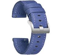 hemsut h Bracelet de montre Canvas Quick Release 18mm 20mm 22mm 24mm Bracelet de montre de remplacement pour hommes femmes