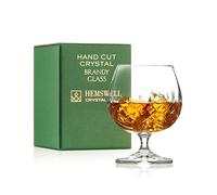 Hemswell Crystal Wicklow Verre à cognac en cristal taillé avec boîte de présentation pour cognac 250 ml