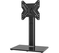 Hemudu Universel Support TV sur Pied pour téléviseurs de 19 à 43 Pouces, Support TV de Table avec pivotant à 90 degrés, Pied TV avec réglable en Hauteur sur 4 Niveaux, VESA Max 200 x 200 mm