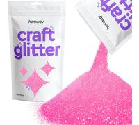 Hemway | Craft Glitter (MICROFINE 1/256" 0,004" 0,1 mm) 100 g - Iridescent bébé rose