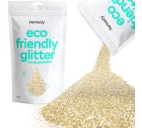 Hemway Eco Friendly Biodégradable Glitter 100 g / 3,5 oz cosmétique Bio Safe Étincelle végétalien pour le visage, fard à paupières, Craft - 1/64" 0.015" 0.4mm - Champagne