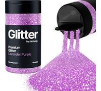 Hemway Lavande Pourpre Paillettes Ultrafine 130g/4.6oz Poudre Résine Métallique Artisanat Paillettes Paillettes Paillettes Pour Gobelets Epoxy, Cheveux Visage Corps Oeil Nail Art Festival