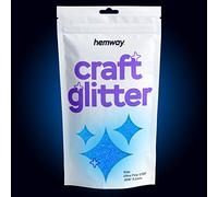 Hemway Phosphorescent - Bleu - Glitter pour Arts Crafts Gobelets papier de verre Décorations Projets de bricolage - 1/128" 0.008" 0.2MM - 100 g / 3,4 oz