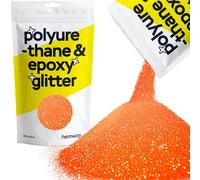 Hemway polyuréthane et époxy Glitter - MICROFINE - 1/256" 0.004" 0.1mm (fluorescent Peach) pour les arts et l'artisanat, Sans fond perdu, Décoration, Gobelets, travail d'art, Sol, Artisanat - 100 g
