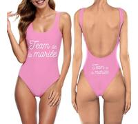 Hen Party Team Bride Maillot de Bain Une pièce mariée pour Femme, Maillot de Bain Femme 1 Pieces 19