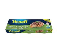 Henaff, Pate de campagne, les 3 boites de 78g